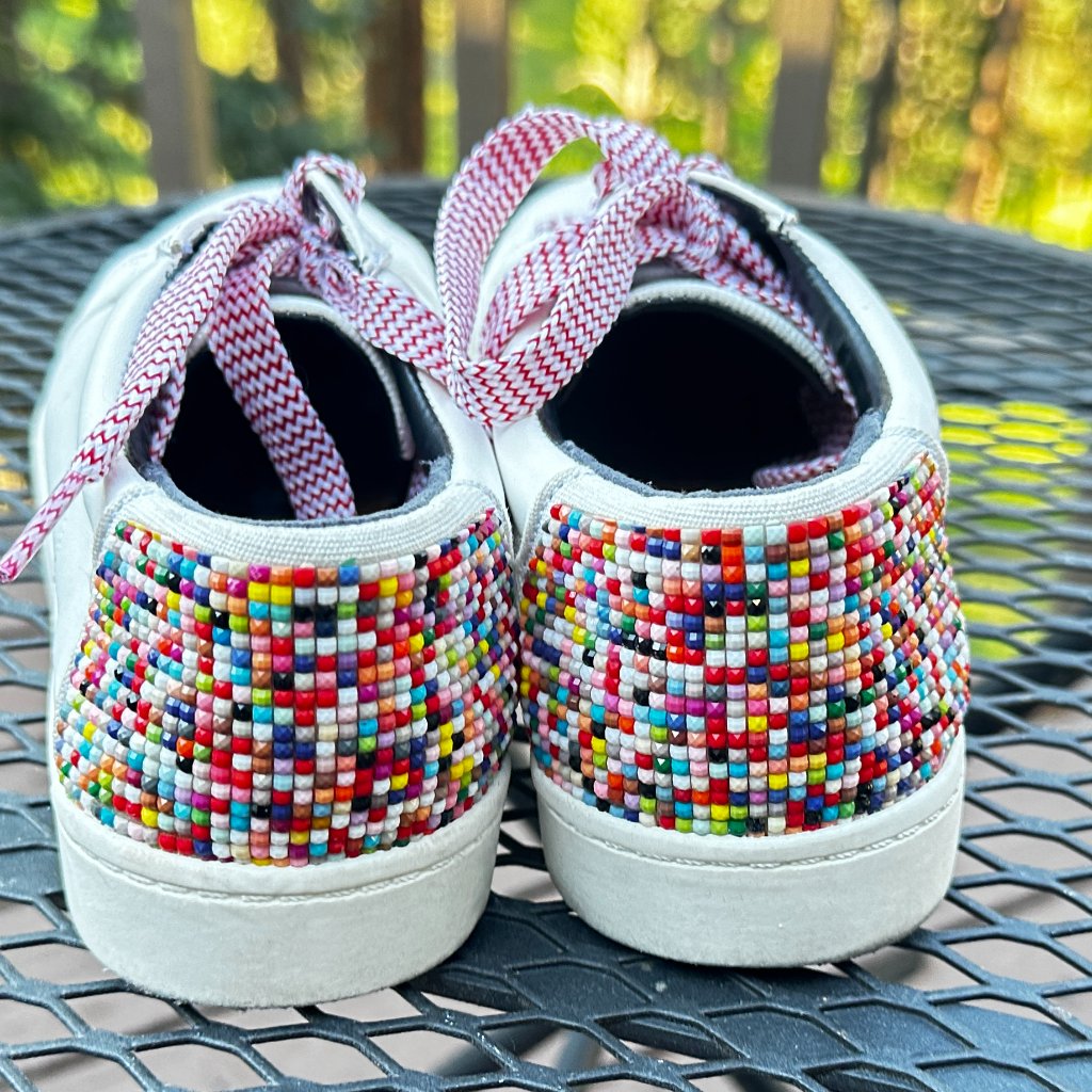 Circus By Sam Edelman Collins Rainbow Beaded Sneakers